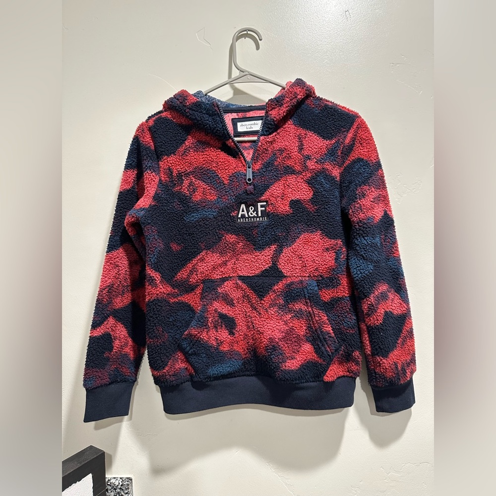 A& F Abercrombie quarter zipper pull over sweater